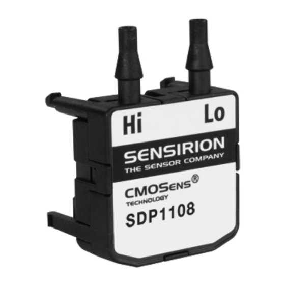 SENSIRION SDP1108 Manual