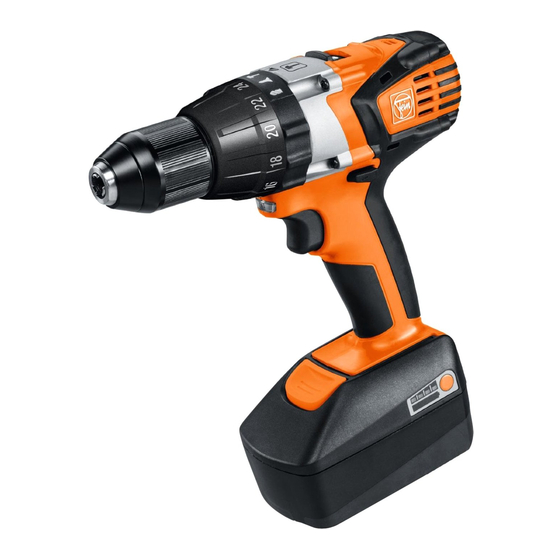 Fein ABS 18 Cordless Drill/Driver Manuals