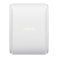 Ajax DualCurtain Outdoor User Manual