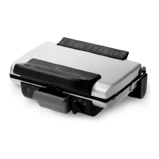 TEFAL ULTRACOMPACT GRILL Manual
