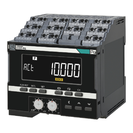 Omron K7DD Instruction Manual