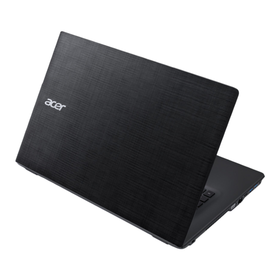 Acer TravelMate P278-M User Manual