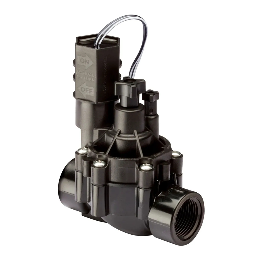 Rain Bird CP/CPF Series - Valve Manual
