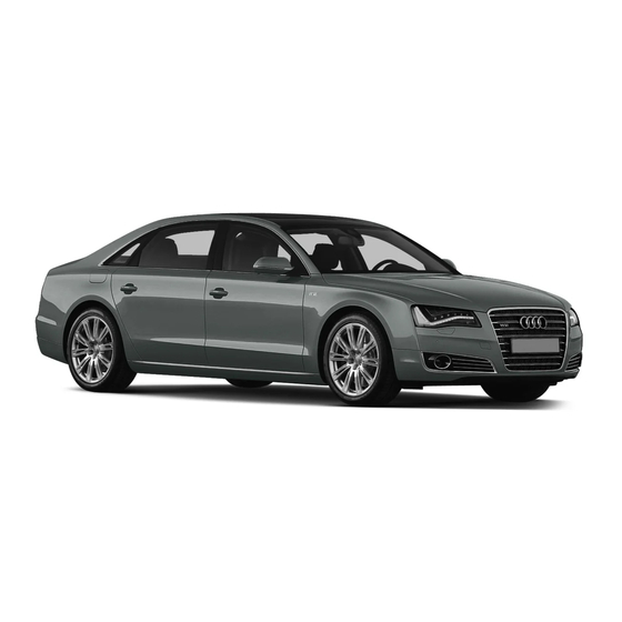 Audi A8 Getting To Know Manual