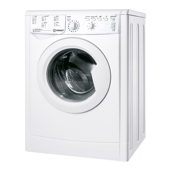 INDESIT IWB 6123 INSTRUCTIONS FOR USE MANUAL Pdf Download | ManualsLib