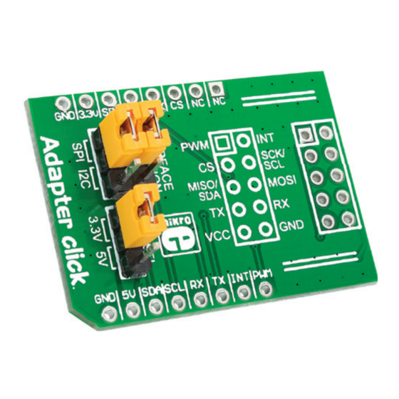 mikroElektronika Adapter click Quick Start Manual