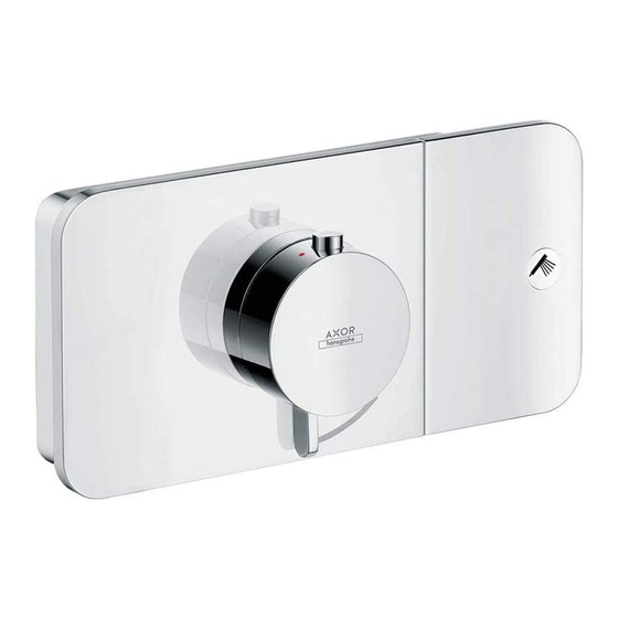 Hans Grohe Axor One Manuals