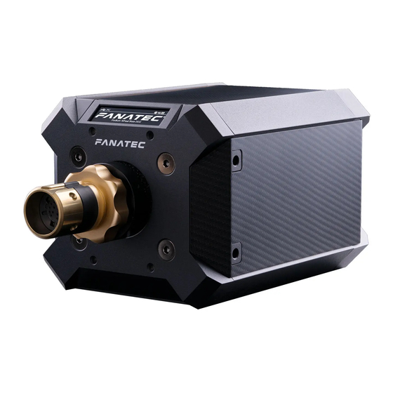 FANATEC PODIUM WHEEL BASE DD2 Manual