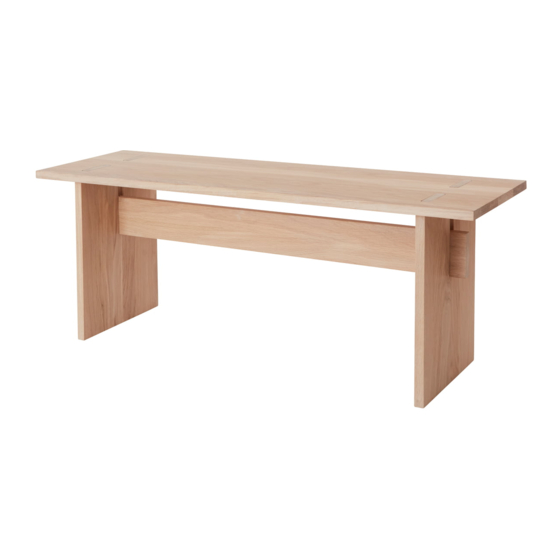 OYOY Kotai Dining Table Assembly Instructions Manual