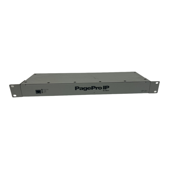 Valcom VIP-201 Quick Start Manual