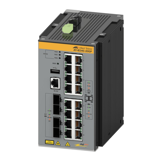 Allied Telesis IE340 Series Command Reference Manual