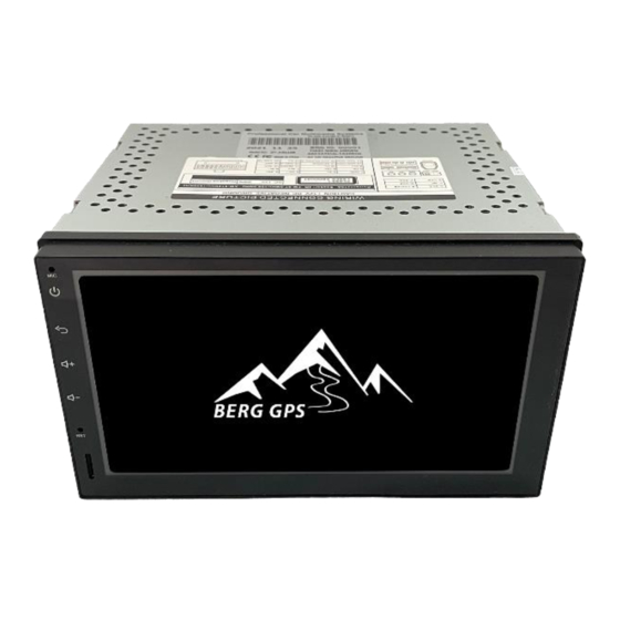 BERG GPS BG-7000DIN Manual