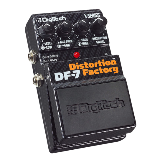 DIGITECH Distortion Factory DF-7 Manuals