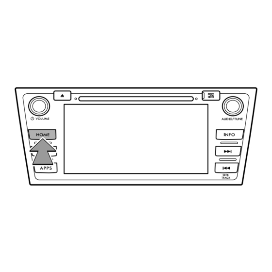 Subaru Navigation System Owner's Manual