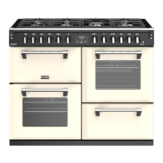 STOVES Sterling Contemporary 800DF User's Manual And Installation Instructions