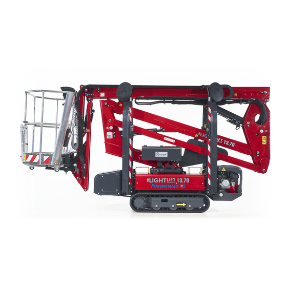 Hinowa LIGHTLIFT 15.70 PERFORMANCE Quick Instructions