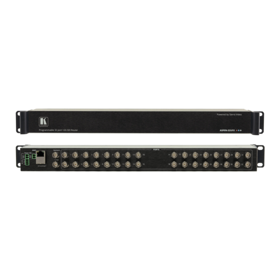 Kramer ASPEN-32UFX User Manual
