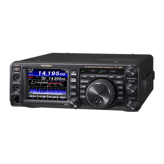 Yaesu FT-991 Key Press Sequences