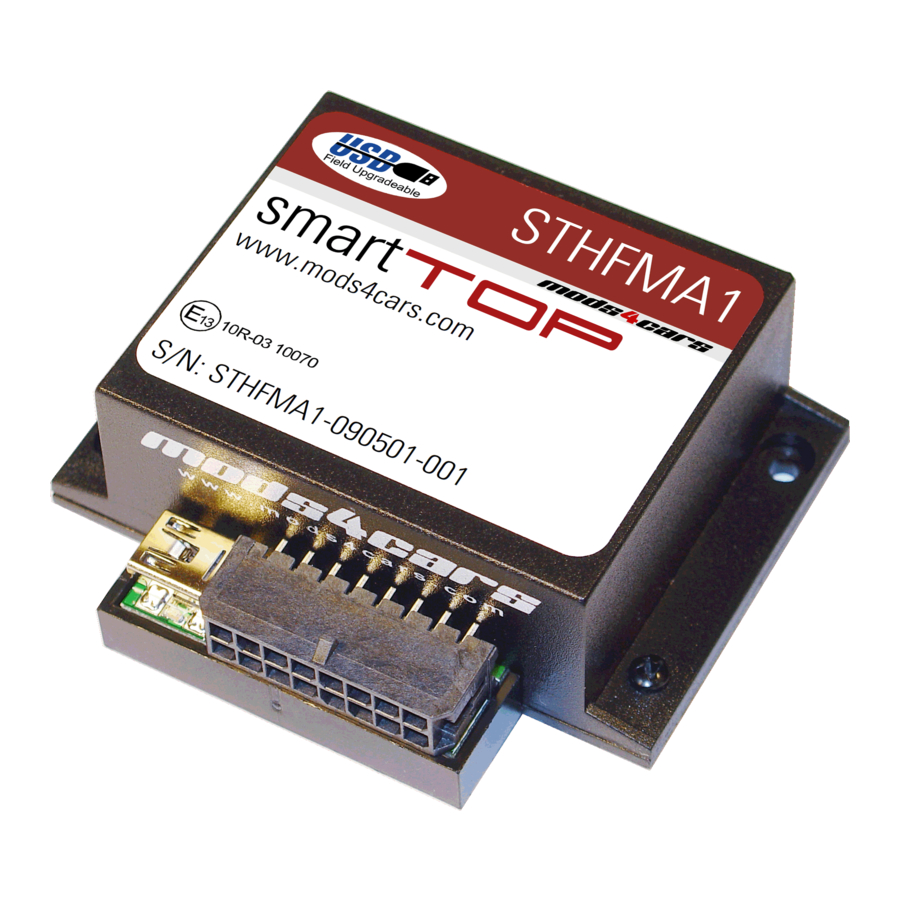 mods4cars smartTOP STHFMA1 Installation