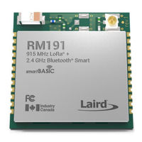 Laird RM186 Hardware Integration Manual