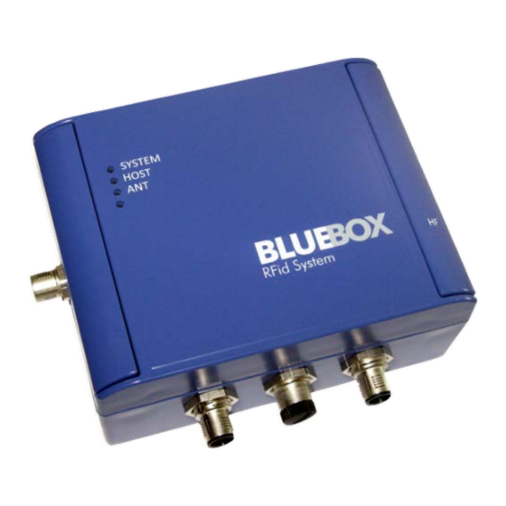 BlueBox IDTRONIC HF Communication Protocol Manual