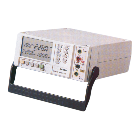 MRC DW-6090 Operation Manual