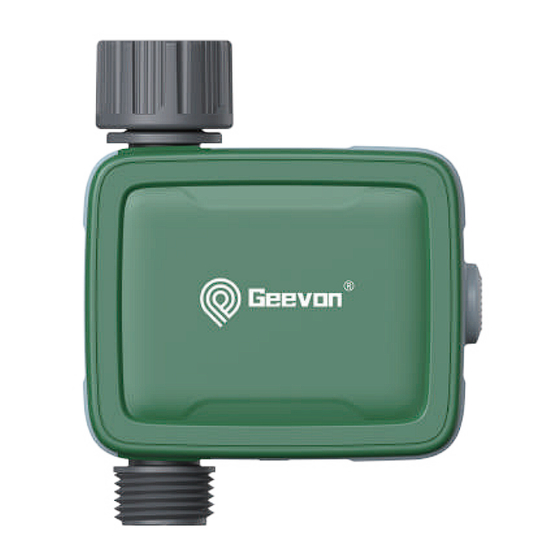 User Manuals: Geevon GN-220020 Sprinkler Timer