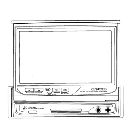 Kenwood KVC-1000 Service Manual