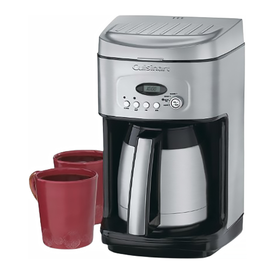 Cuisinart BREW CENTRAL THERMAL DCC-2400C Manuals
