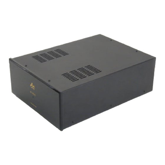 Audio Note M2 RIAA Owner's Information