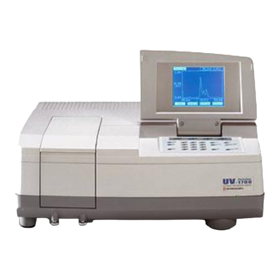 Shimadzu UV-VIS Manuals