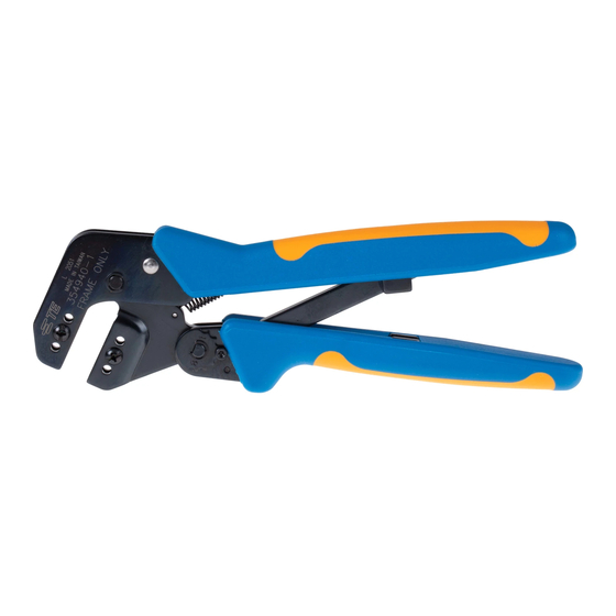 Tyco Electronics PRO- CRIMPER III Instruction Sheet
