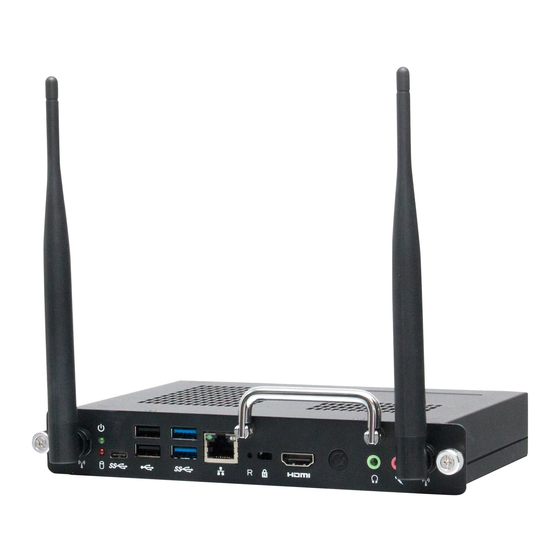 promethean OPS-M Series Quick Install Manual