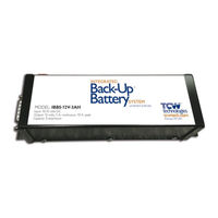TCW Technologies IBBS-12v-3ah Installation Instructions Manual