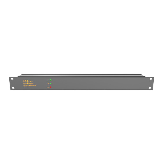 Matrix Switch Corporation MSC-XD1616S Product Manual