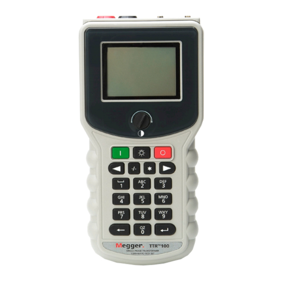 Megger AVTMTTR100 Instruction Manual