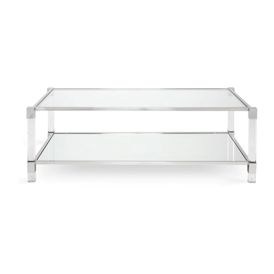 ELLA+ROSS Truman Acrylic Coffee Table Assembly Instructions