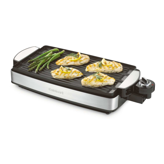 CUISINART GRILL & GRIDDLE INSTRUCTION AND RECIPE BOOKLET Pdf Download
