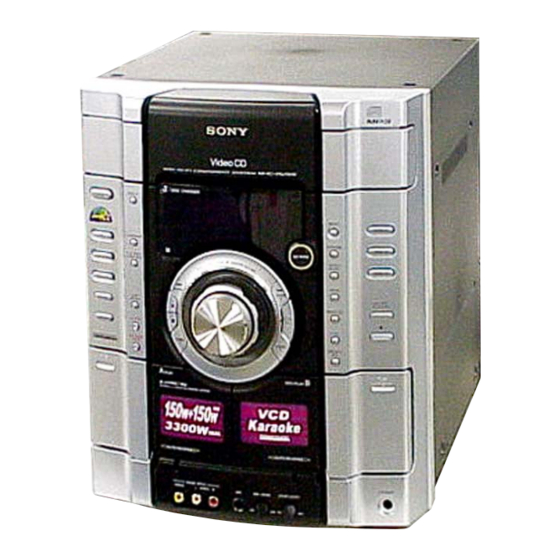 Sony HCD-RV22 Manuals
