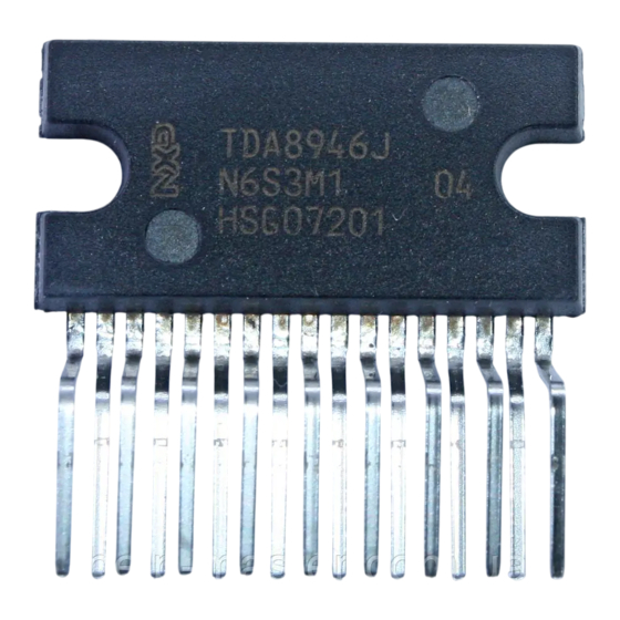 Philips TDA8946J Specification Sheet