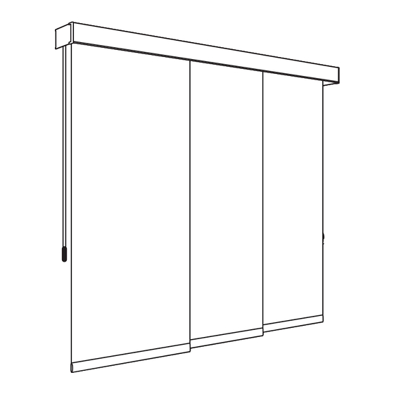 Elite Window Fashions Panel Track Shades Installation Instructions Manual