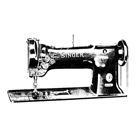 Singer 112W140 Parts List
