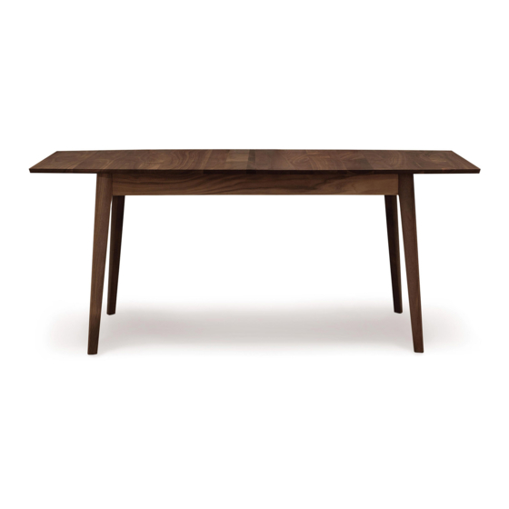 Copeland Furniture Catalina Four Leg Extension Tables Instructions