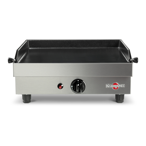 Krampouz GGCIC30AA Instructions For Use Manual