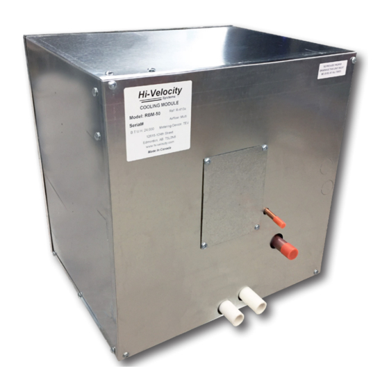 Hi-Velocity RBM-100 Installation Manual
