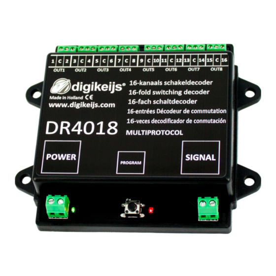 Digikeijs DR4018 Instruction Manual