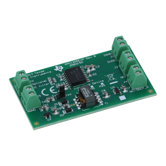 Texas Instruments AMC1305 EVM Series User Manual