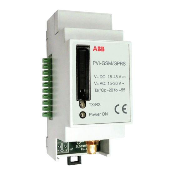 ABB PVI-GSM/GPRS Quick Installation Manual