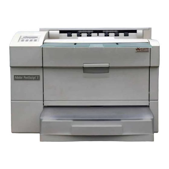 Xante Accel-a-Writer Accel-a-Writer 3DN Supplementary Manual