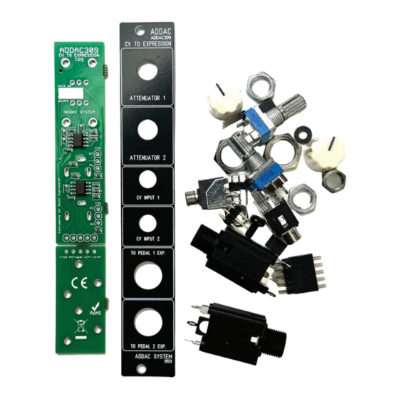 ADDAC System ADDAC309 Assembly Manual